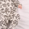 Teddy Bear cotton sleepsuit