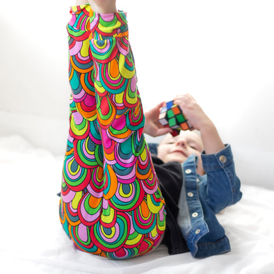 Retro Rainbow print Leggings