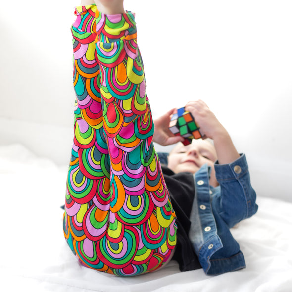 Retro Rainbow print Leggings