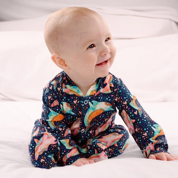 Dancing Dolphin Sleepsuit