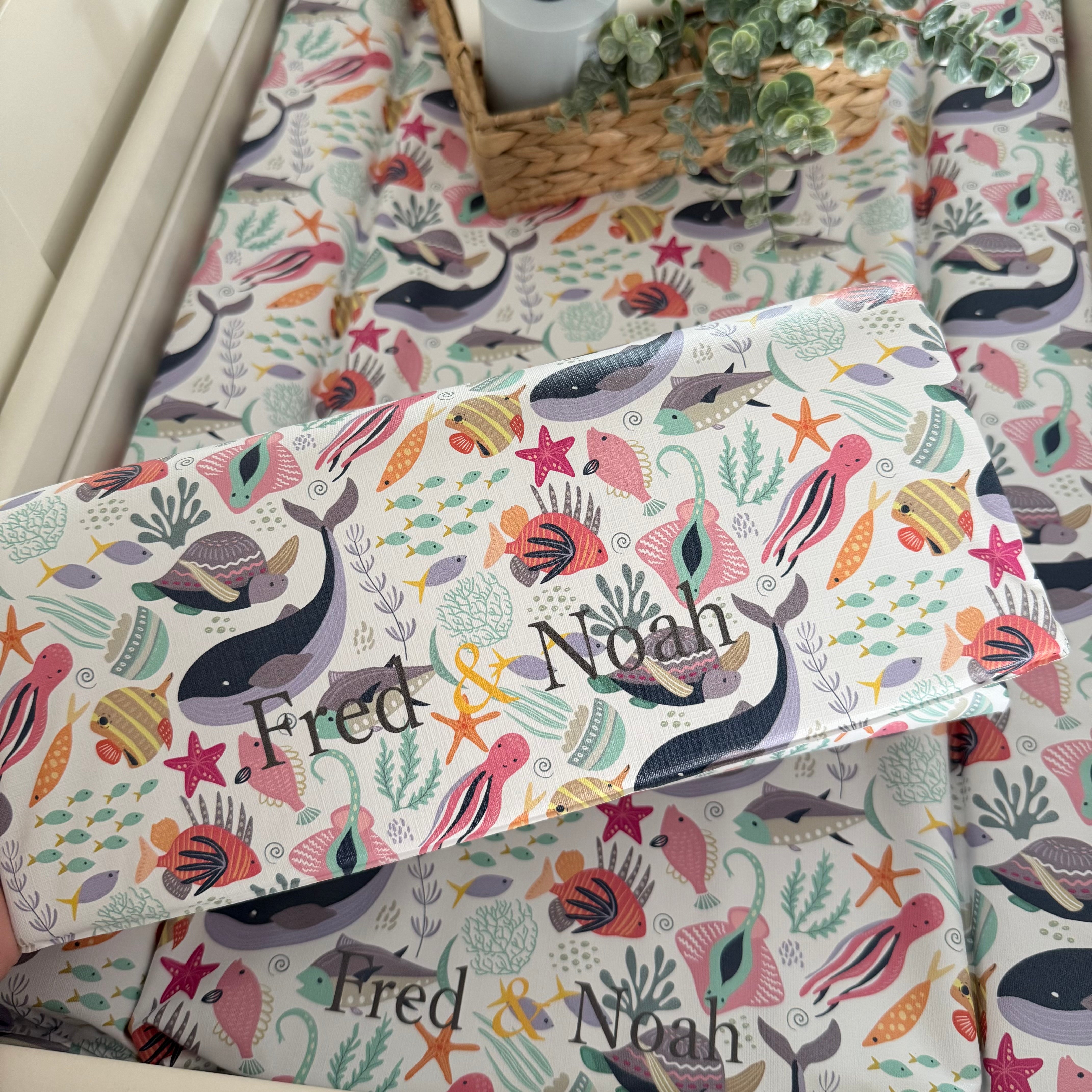 Under the Sea Changing Mat – Fred & Noah