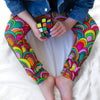 Retro Rainbow print Leggings