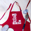 Red Christmas Inital Apron