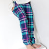 Blue Tartan "Kid Fit" Trousers
