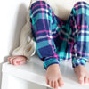 Blue Tartan "Kid Fit" Trousers