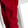Red Corduroy "Kid Fit" Trousers