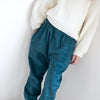 Petrol Corduroy "Kid Fit" Trousers