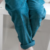 Petrol Corduroy "Kid Fit" Trousers