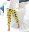 Yellow Shark Leggings