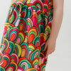 Retro Rainbow print Dress