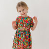 Retro Rainbow print Dress