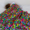XXL Retro Rainbow Blanket