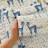 Blue Deer Changing Mat