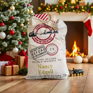Jumbo Personalised Express delivery Christmas sack