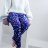 Sequin print "Kid Fit" Trousers