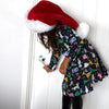 Christmas party Animal Long sleeve Dress