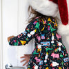 Christmas party Animal Long sleeve Dress