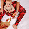 Adult Red Sequin print Leggings