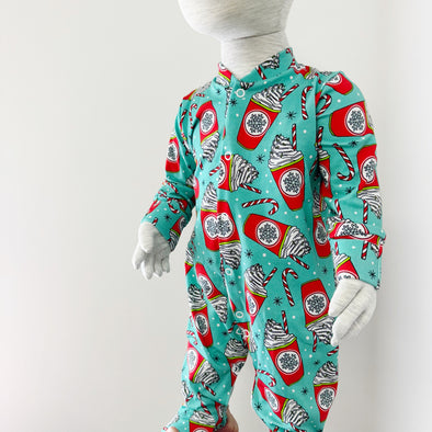 Hot chocolate Cotton Sleepsuit *PRE-ORDER*