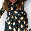 Robin print Long sleeve Dress