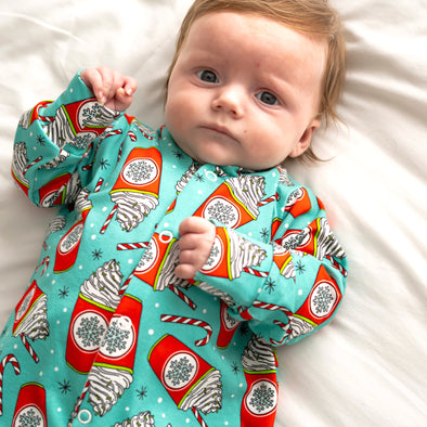 Hot chocolate Cotton Sleepsuit