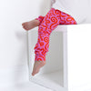 Pink Squiggle Print Leggings