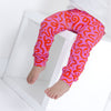 Pink Squiggle Print Leggings