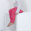 Pink Squiggle Print Leggings