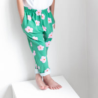Flower Print "Kid Fit" Trousers