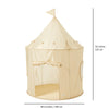 Recycled Fabric Play Tent Castle - All colours