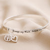 "Always my Mum" Silver Bangle