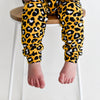 Yellow leopard print Leggings