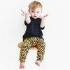 Yellow leopard print Leggings