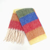 Large Heavyweight Rainbow stripe Scarf