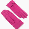 Scalloped Cuff Gloves - Fuchsia