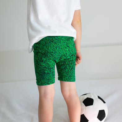 Grass print shorts