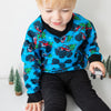 Xmas Monster Truck Fleece Sweater