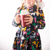 Christmas party Animal Long sleeve Dress