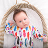 Rainbow Feather sleepsuit