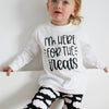 Glow in the Dark 'I’m here for the treats' Top