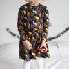 Golden stag long sleeve Dress 1-9 Years