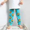 Aqua Rainbow Print Baby Leggings 0-6 Years