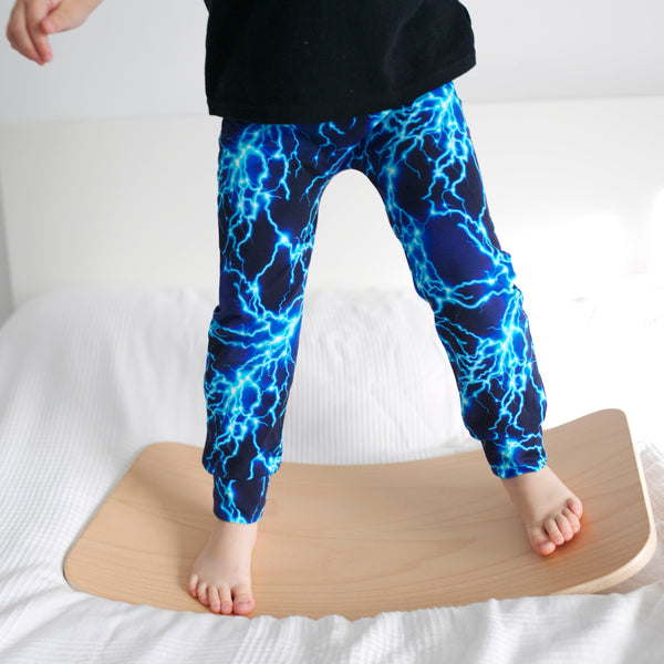 Blue best sale lightning pants