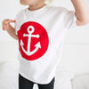 Anchor print T shirt