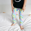 Extra warm rainbow flame Print Baby Leggings 0-6 Years