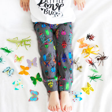 Kids Legging For Girls 6 8 10 To 12 Years Butterfly Print Elastic