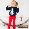 Snowman Navy sweater