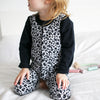 Leopard print Dungarees 1-6 Years
