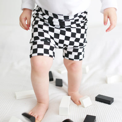 Chessboard print Shorts