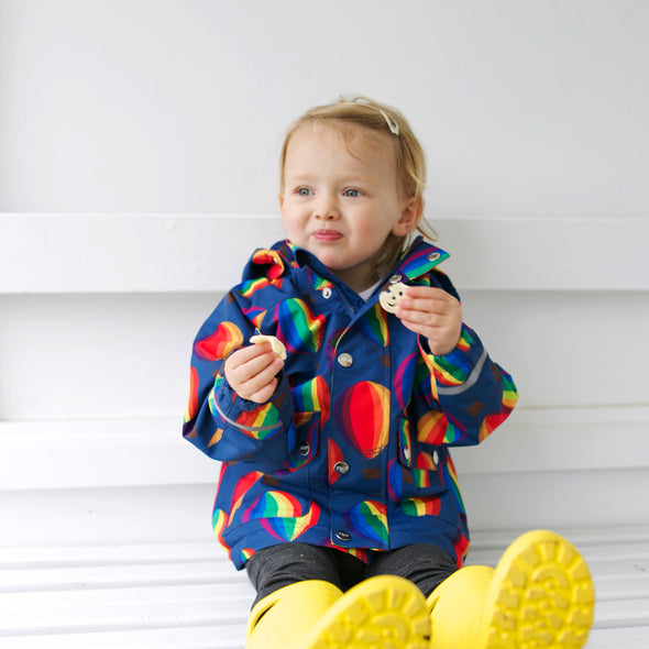 Hot air Balloon Raincoat 0-9 Years